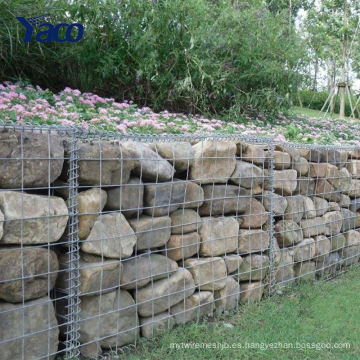 Caja de Gabion soldada con autógena galvanizada diámetro barato de la fábrica del precio 4m m